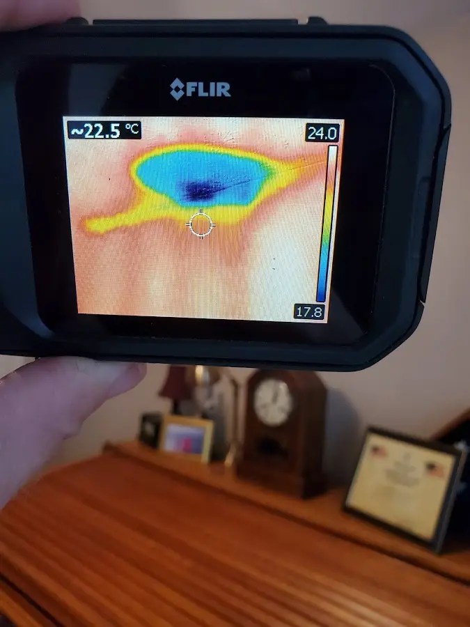 Thermal imaging inspection for water damage in Maumee